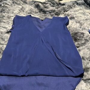 Express, size xs, blue, v neck blouse.